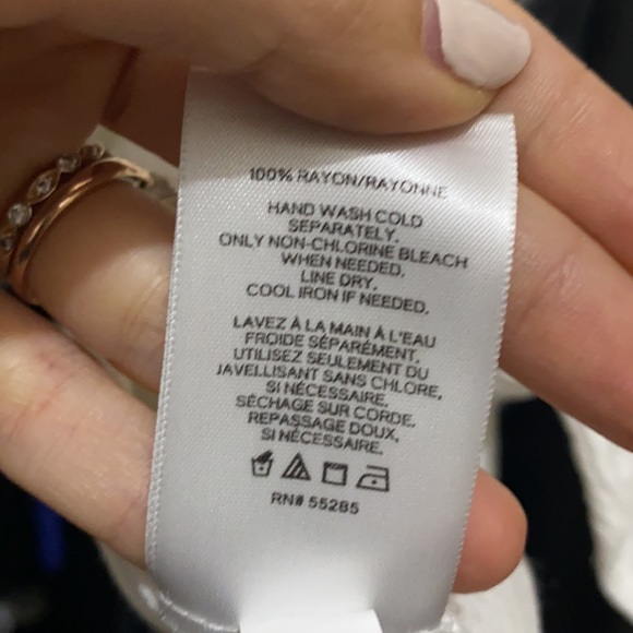 Express 🤍 Button Down Blouse - Picture 7 of 8